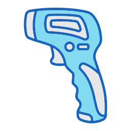 pistolet do termometrów ikona