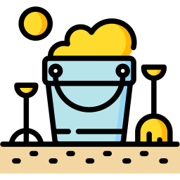 Sand bucket icon