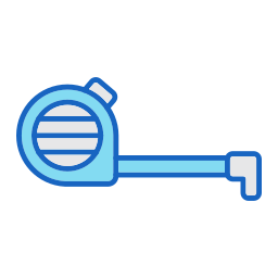 Measuring tape icon