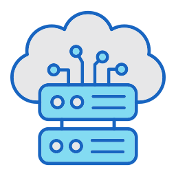 archiviazione cloud icona