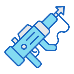 un fusil à harpon Icône