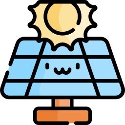 Solar panel icon