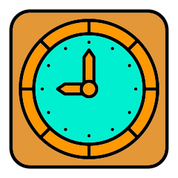 Wall clock icon