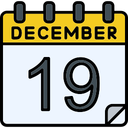 diciembre icono