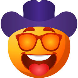 Hat and glasses icon