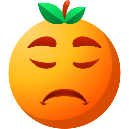 Sad face icon