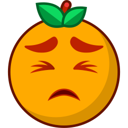 Sad face icon