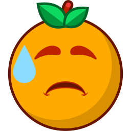 Sad face icon