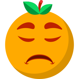 Sad face icon