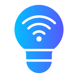 Smart lighting icon