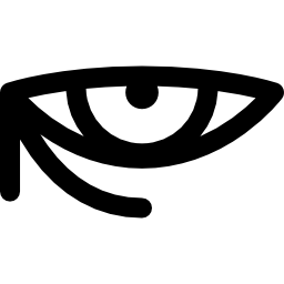vermoeid oog icoon