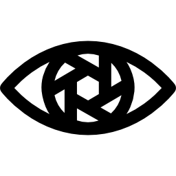 Глаз с дриафрагмой иконка