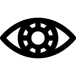 iris del ojo icono
