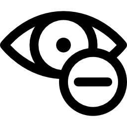 축소 눈 icon
