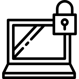 la seguridad informática icono
