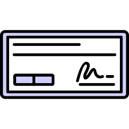 Cheque icon