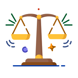 scala della giustizia icona
