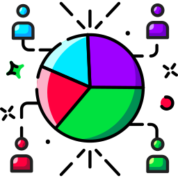 diagramme circulaire Icône