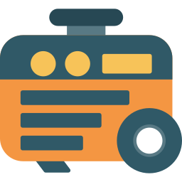 Electric generator icon