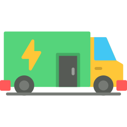 elektrischer lieferwagen icon