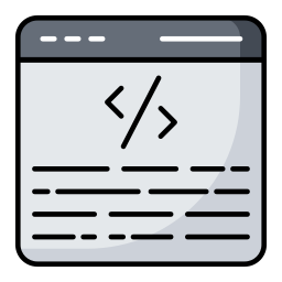 Web coding icon