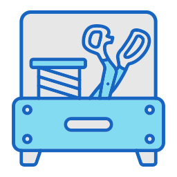 Sewing box icon