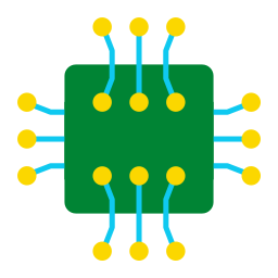 puce électronique Icône