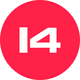 Number 14 icon