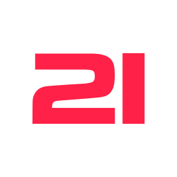 número 21 icono