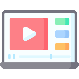 video in linea icona