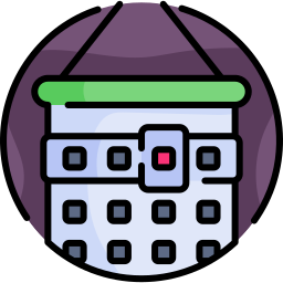 Wall calendar icon