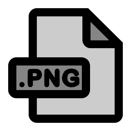 formato de archivo png icono