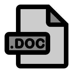 doc 파일 형식 icon