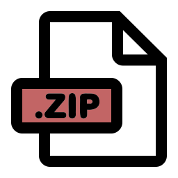zip 파일 형식 icon