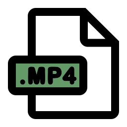 formato de arquivo mp4 Ícone