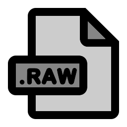 Raw file format icon
