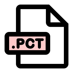 format de fichier pct Icône