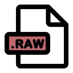 raw-bestandsindeling icoon