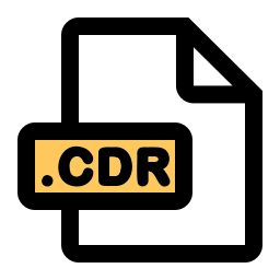 cdr 파일 형식 icon