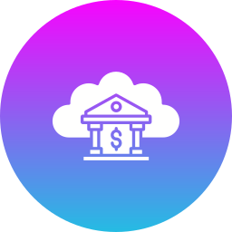 cloud banking icon