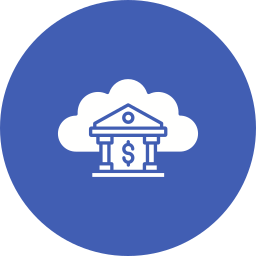 servizi bancari in cloud icona