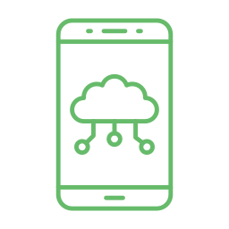 mobile cloud icon