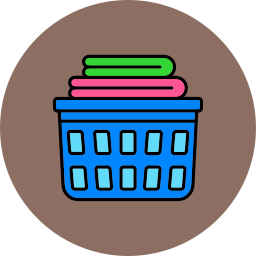 Laundry basket icon