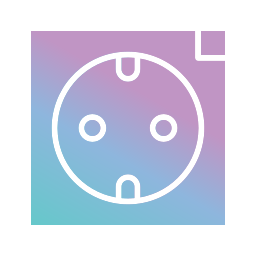 Electric socket icon