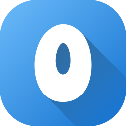 文字o icon