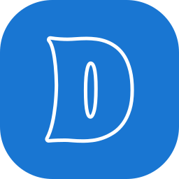 문자 d icon
