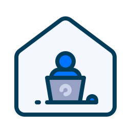 work from home icon
