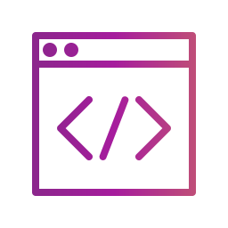 programación web icono