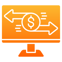 transfert d'argent Icône