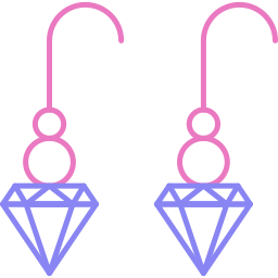 Chandelier earrings icon